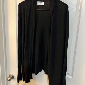 Old Navy Black Cardigan Sweater Soft Open Front
